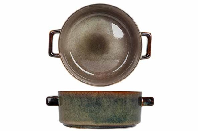 Cosy & Trendy Quintana green Soepkom 45CL D13XH5,5CM 3948013 Cosy & Trendy Quintana green Soepkom 45CL D13XH5,5CM 3948013