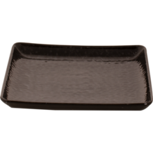 Maastricht Porselein Tahiti Bord 19 x 19 cm Zwart Porselein 533796