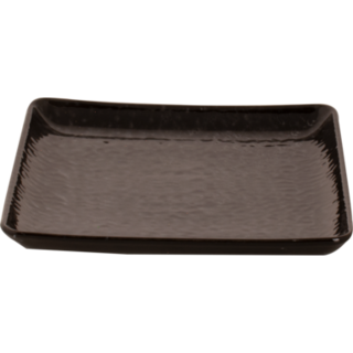 Maastricht Porselein Tahiti Bord 19 x 19 cm Zwart Porselein 533796