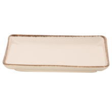 Maastricht Porselein Akoya Bord 18 x 13 cm Crème Porselein 533802