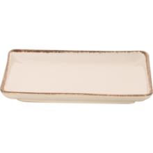 Maastricht Porselein Akoya Bord 18 x 13 cm Crème Porselein 533802