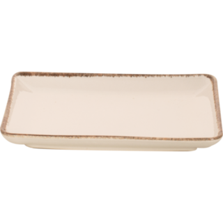 Maastricht Porselein Akoya Bord 18 x 13 cm Crème Porselein 533802