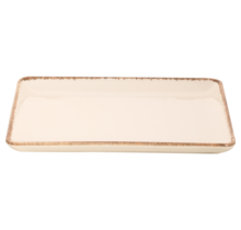 Maastricht Porselein Akoya Bord 23 x 17 cm Crème Porselein 533801