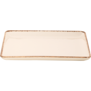 Maastricht Porselein Akoya Bord 23 x 17 cm Crème Porselein 533801