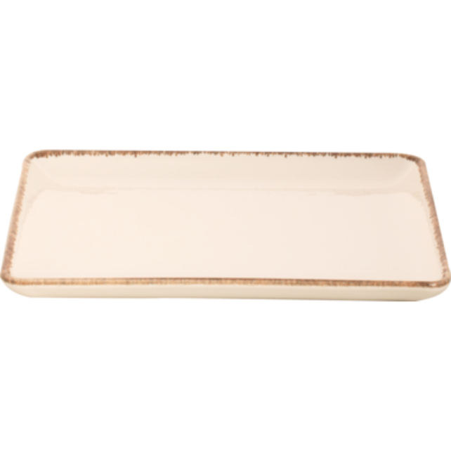 Maastricht Porselein Akoya Bord 23 x 17 cm CrÃƒÂ¨me Porselein 533801