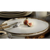 Maastricht Porselein Akoya Bord 28 cm CrÃƒÂ¨me Porselein 533797