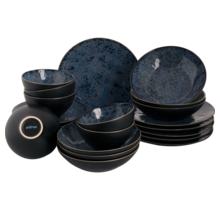 Serviesset Palmer Lester 24 delig (6 personen) Blauw Stoneware