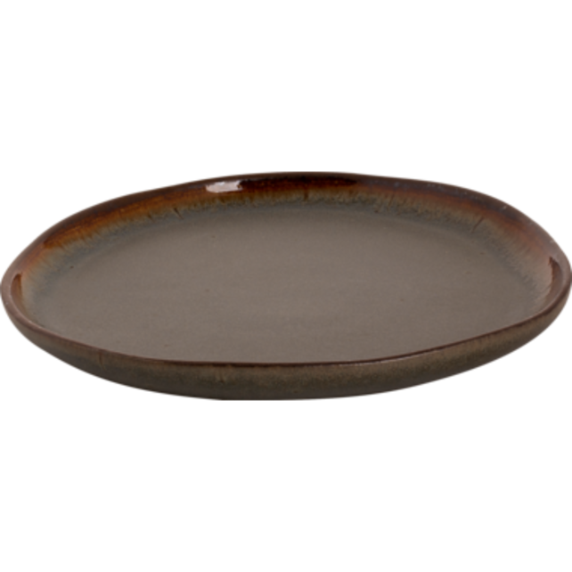 Palmer David Mucky Bord 22 cm Bruin Stoneware 532542 Palmer David Mucky Bord 22 cm Bruin Stoneware 532542