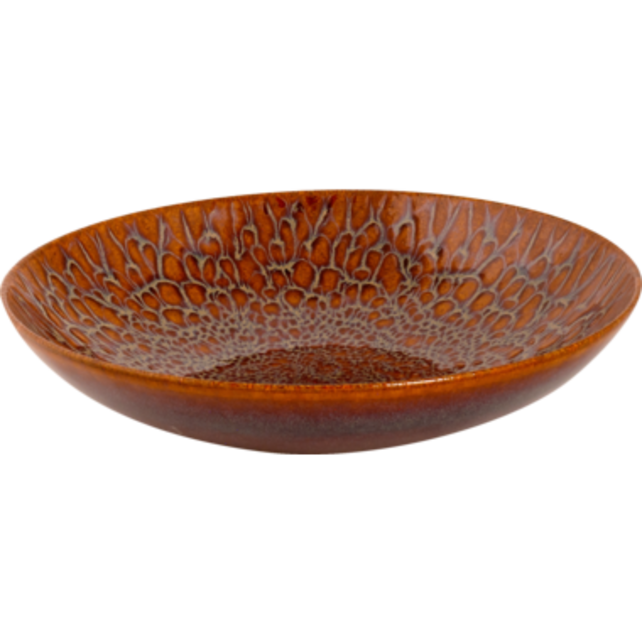 Palmer Magmatic Bord diep 22 cm Bruin Stoneware 533186 Palmer Magmatic Bord diep 22 cm Bruin Stoneware 533186