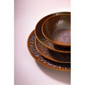 Palmer Magmatic Bord diep 22 cm Bruin Stoneware 533186 Palmer Magmatic Bord diep 22 cm Bruin Stoneware 533186
