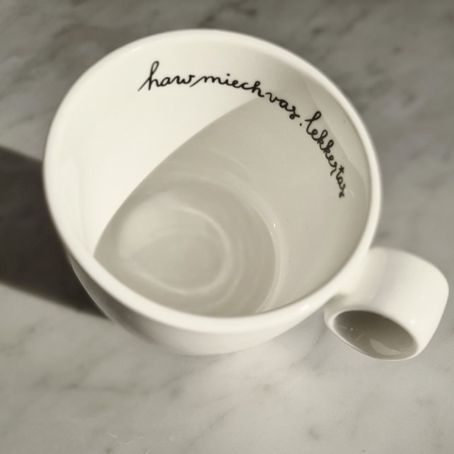 Kop 19cl "Haw miech vas, lekker tas" Kop 19cl "Haw miech vas, lekker tas"