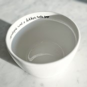 Kom 11,5cm 45cl "Nondepie, wat e lekker teske sop" Kom 11,5cm 45cl "Nondepie, wat e lekker teske sop"