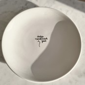 Bord 27cm "Dedzju 't smaak miech good" Bord 27cm "Dedzju 't smaak miech good"