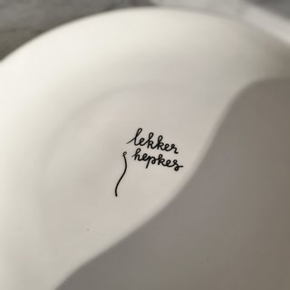 Bord 27cm "Lekker hepkes"