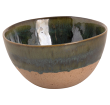 Palmer Wisteria Schaal 15 cm 80 cl Groen Beige Stoneware 532182