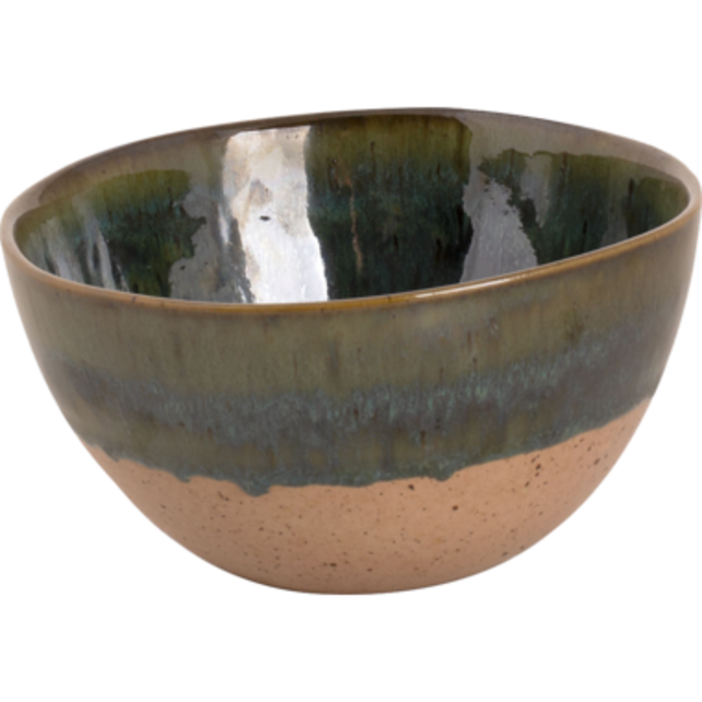 Palmer Wisteria Schaal 15 cm 80 cl Groen Beige Stoneware 532182 Palmer Wisteria Schaal 15 cm 80 cl Groen Beige Stoneware 532182