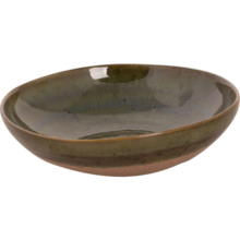 Palmer Wisteria Bord diep 22 cm Groen Beige Stoneware 532181
