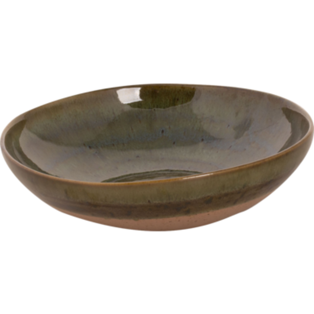 Palmer Wisteria Bord diep 22 cm Groen Beige Stoneware 532181 Palmer Wisteria Bord diep 22 cm Groen Beige Stoneware 532181