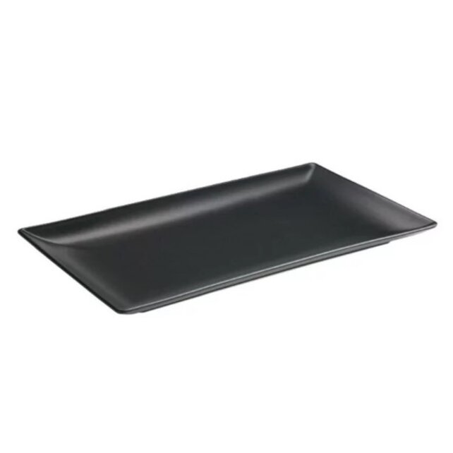 Inspire Asia Black bord rechthoek L330xB170mm mat zwart 612430 Inspire Asia Black bord rechthoek L330xB170mm mat zwart 612430