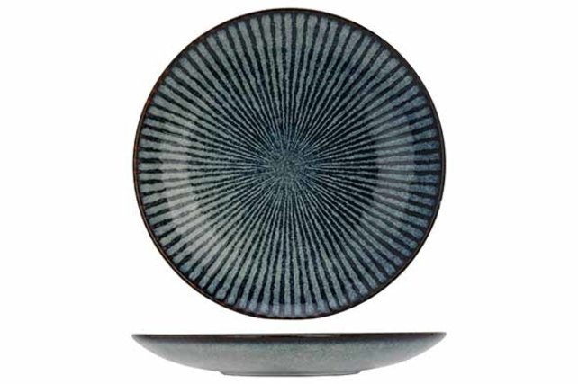 Cosy & Trendy Atlantis Stripe Dessertbord D21,5XH2,9CM 8564022 Cosy & Trendy Atlantis Stripe Dessertbord D21,5XH2,9CM 8564022