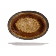 Cosy & Trendy Iris Brown Bord 30X17CM Ovaal 4694295
