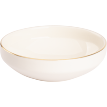 Maastricht Porselein Ligne D'or Schaal 15 cm Wit Goud Porselein 534409