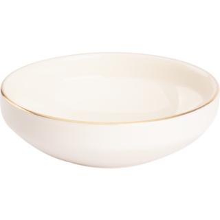 Maastricht Porselein Ligne D'or Schaal 15 cm Wit Goud Porselein 534409