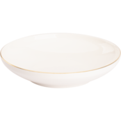 Maastricht Porselein Ligne D'or Bord diep 19 cm Wit Goud Porselein 534408