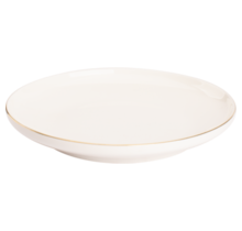 Maastricht Porselein Ligne D'or Bord 21 cm Wit Goud Porselein 534407