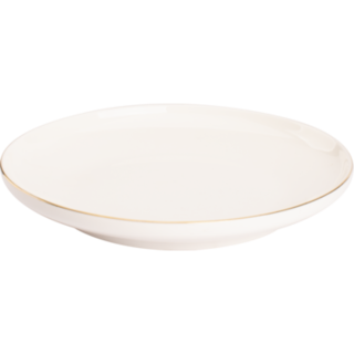 Maastricht Porselein Ligne D'or Bord 21 cm Wit Goud Porselein 534407