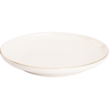 Serviesset Maastricht Porselein Ligne d'or 24 delig (6 personen) Wit Goud Porselein