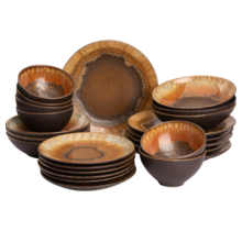 Serviesset Palmer Cecil 24 delig (6 personen) Bruin Stoneware