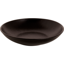 Mammoet Moon Bord diep 21.5 cm Zwart Stoneware 533494