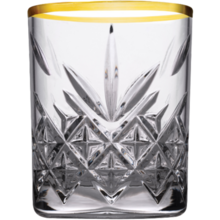 Pasabahce Timeless Borrelglas 6.2 cl - Transparant Goud 4 stuk(s) 534865