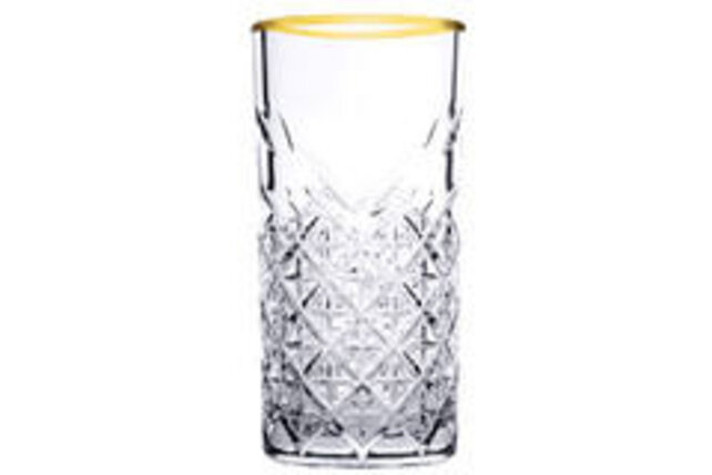 Pasabahce Timeless Longdrink 45 cl - Transparant Goud 4 stuk(s) 532562 Pasabahce Timeless Longdrink 45 cl - Transparant Goud 4 stuk(s) 532562