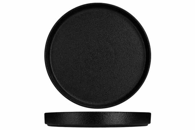 Cosy & Trendy Blackstone Bord D25XH3CM Stapelbaar 5437325 Cosy & Trendy Blackstone Bord D25XH3CM Stapelbaar 5437325
