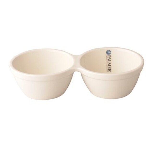 Palmer Fancy Ivory Dubbel Schaaltje 9x19cm 514234