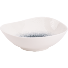 Maastricht Porselein Mineralis Grey Schaal 15cm Organic Wit Grijs 534912