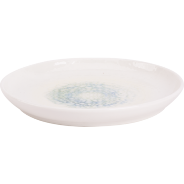 Maastricht Porselein Mineralis Aqua Bord 18cm Wit Groen Blauw 534913