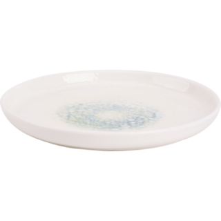 Maastricht Porselein Mineralis Aqua Bord 20cm Wit Blauw Grijs 534914