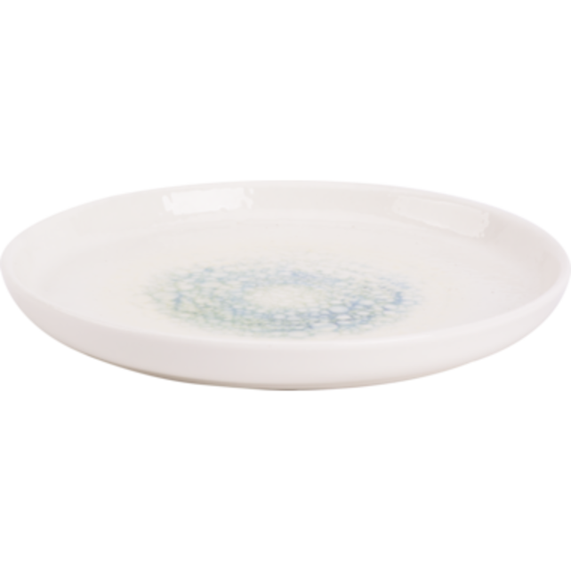 Maastricht Porselein Mineralis Aqua Bord 20cm Wit Blauw Grijs 534914 Maastricht Porselein Mineralis Aqua Bord 20cm Wit Blauw Grijs 534914