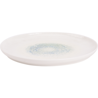 Maastricht Porselein Mineralis Aqua Bord 27cm Wit Blauw Grijs 534915