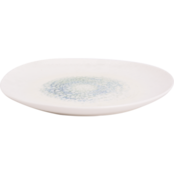 Maastricht Porselein Mineralis Aqua Bord 20cm Organic Wit Blauw 534916