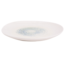 Maastricht Porselein Mineralis Aqua Bord 20cm Organic Wit Blauw 534916