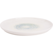 Maastricht Porselein Mineralis Aqua Bord 25cm Organic Wit Blauw 534917