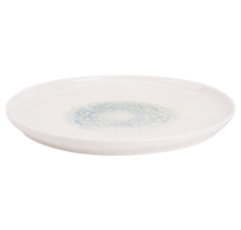 Maastricht Porselein Mineralis Aqua Bord 25cm Organic Wit Blauw 534917