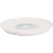 Maastricht Porselein Mineralis Aqua Bord 25cm Organic Wit Blauw 534917