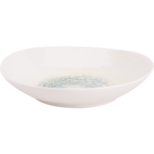 Maastricht Porselein Mineralis Aqua Bord diep 20cm Organic Wit Blauw 534918