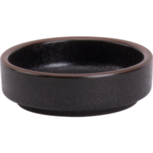 Maastricht Porselein Cafe Noir Schaal Laag 6.5 cm Zwart Porselein 535065