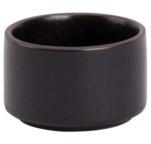 Maastricht Porselein Cafe Noir Schaal Hoog 6.5 cm Zwart Porselein 535064